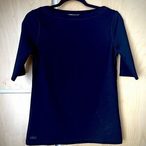 BNWT Black boatneck top